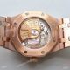 Audemars Piguet ROYAL OAK 3120 Replica Watch Rose Gold Diamond Bezel Silver Dial (7)_th.jpg